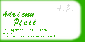 adrienn pfeil business card